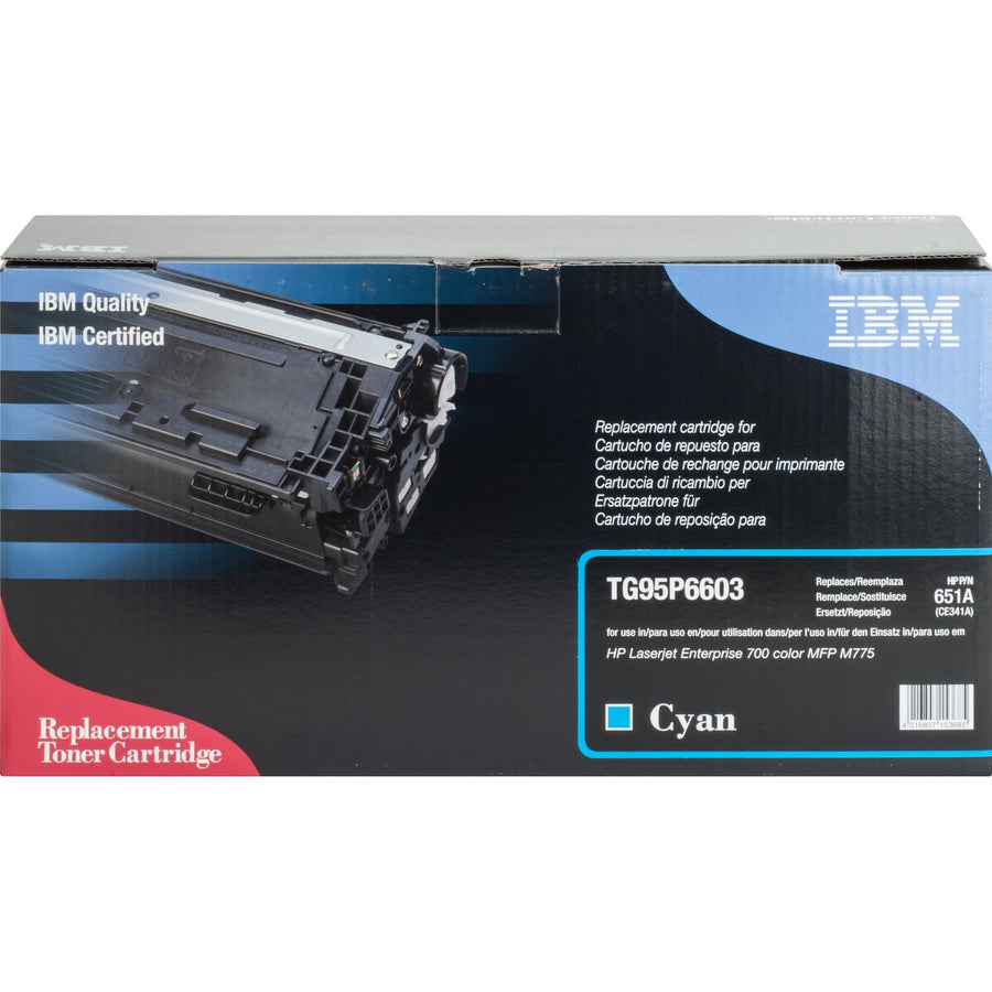 IBM Remanufactured Toner Cartridge Alternative for HP 651A, IBMTG95P6603