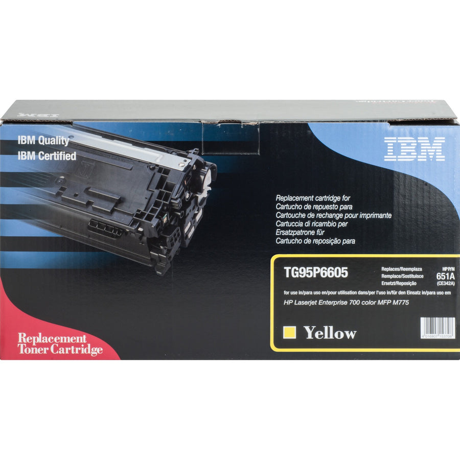 IBM Remanufactured Toner Cartridge Alternative for HP 651A, IBMTG95P6605