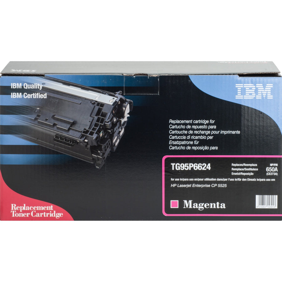 IBM Remanufactured Toner Cartridge Alternative for HP 650A, IBMTG95P6624