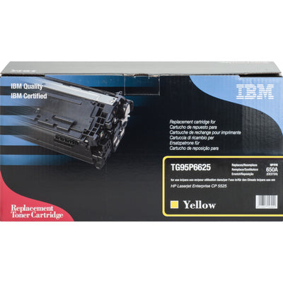 IBM Remanufactured Laser Toner Cartridge 650A (CE272A) - Yellow -, IBMTG95P6625