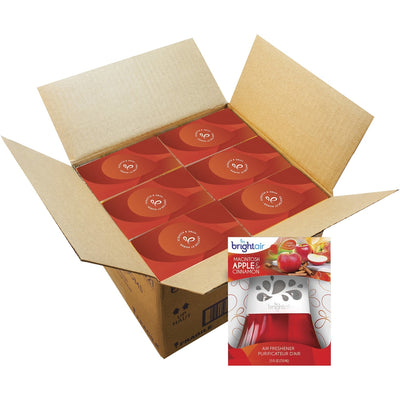 BPG International Bright Air Scented Oil Air Freshener, Orange, 6 / Carton, BRI900022CT