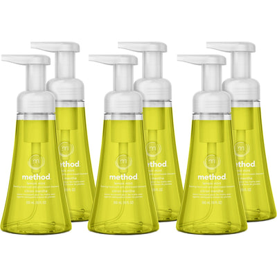 Method Foaming Hand Soap, Lemon Yellow, 6 / Carton, MTH01162CT