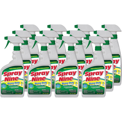 ITW Pro Spray Nine Heavy-Duty Cleaner/Degreaser w/Disinfectant, Clear, 2 / Carton, PTX26825CT
