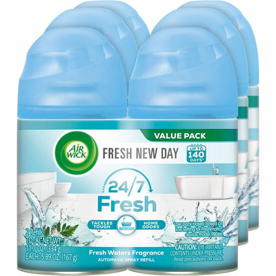 Reckitt Benckiser plc Air Wick Freshmatic Air Freshener Spray Refill, Clear, 3 / Carton, RAC82093CT