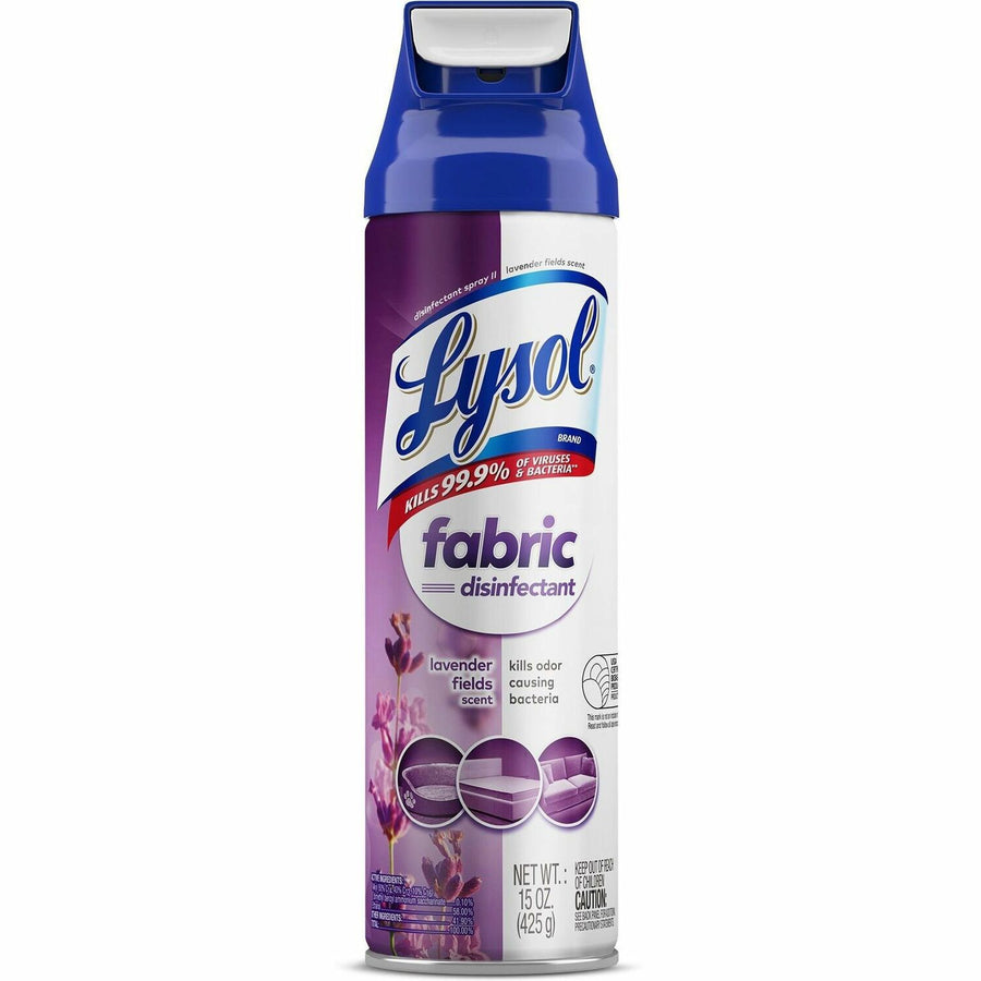 Lysol Fabric Disinfectant Spray, Max Cover, Clear, Deodorize, RAC94121