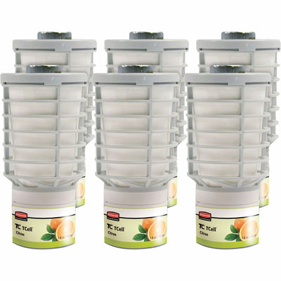 Rubbermaid Commercial TCell Dispenser Fragrance Refill, Translucent, 6 / Carton, RCP402113CT