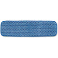 Rubbermaid Commercial Hygen 18" Microfiber Wet Pad, Blue, 12 / Carton, RCPQ410BLCT