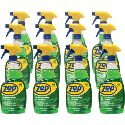 Zep All-Purpose Cleaner/Degreaser, Green, 12 / Carton, ZPEZUALL32CT