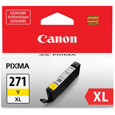 Canon CLI-271 Original High Yield Inkjet Ink Cartridge - Yellow -, CNMCLI271XLY