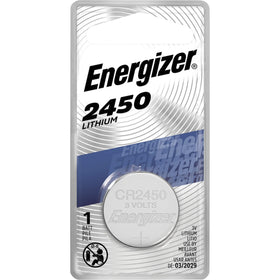 Energizer 2450 Lithium Coin Battery Boxes of 6, 12 / Carton, EVEECR2450BPCT