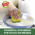 3M Scotch-Brite Heavy-Duty Scrub Sponges, Yellow, 6 / Carton, MMM426CT