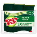 3M Scotch-Brite Heavy-Duty Scrub Sponges, Green, 8 / Carton, MMMHD3CT