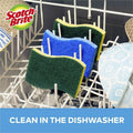 3M Scotch-Brite No Scratch Scrub Sponges, Blue, 8 / Carton, MMMMP3CT