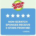 3M Scotch-Brite No Scratch Scrub Sponges, Blue, 8 / Carton, MMMMP3CT