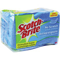 3M Scotch-Brite No Scratch Scrub Sponges, Blue, 8 / Carton, MMMMP3CT