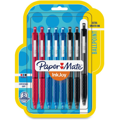 Newell Paper Mate Inkjoy 300 RT Ballpoint Pen, 8 / Pack, PAP1945918