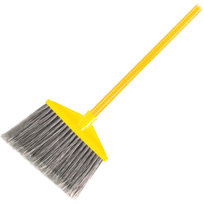 Rubbermaid Commercial Angle Broom, Gray, 6 / Carton, RCP637500GYCT