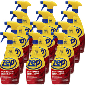 Zep High-Traffic Carpet Cleaner, Red, 12 / Carton, ZPEZUHTC32CT