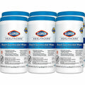 The Clorox Company Clorox Healthcare Bleach Germicidal Wipes, White, 6 / Carton, CLO35309CT