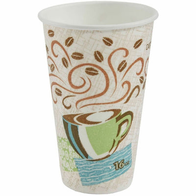 Georgia Pacific . Dixie PerfecTouch 16 oz Insulated Paper Hot Coffee Cups by GP Pro, Multi, 20 / Carton, DXE5356CDCT