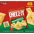 Kellanova Cheez-It Cheez-It White Cheddar Baked Crackers, 45 / Carton, KEB10892