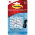 3M Command .5 lb. Clear Mini Hooks, 6 / Pack, MMM17006CLRES