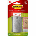 3M Command Sticky Nail Wire-Backed Hanger, Silver, 1 Pack, MMM17048ES