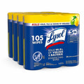 Reckitt Benckiser plc Lysol Disinfecting Wipes, White, 4 / Carton, RAC82159CT