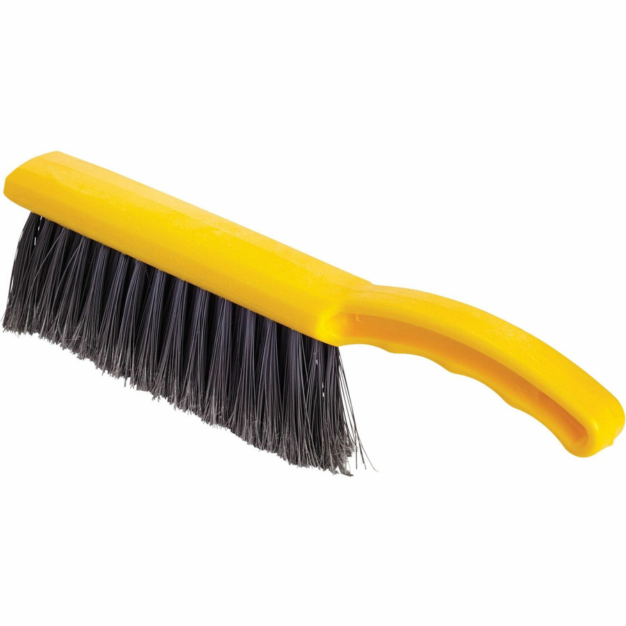 Rubbermaid Commercial Countertop Block Brush, Silver, Synthetic, Chemical Resistant, 6 / Carton, RCP6342CT