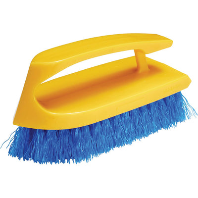 Rubbermaid Commercial Iron Handle Scrub Brush, Yellow, 12 / Carton, RCP6482COBCT