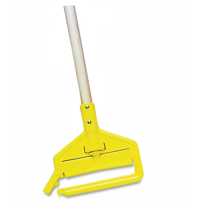 Rubbermaid Commercial 60" Invader Wet Mop Handle, Yellow, 12 / Carton, RCPH116000000CT