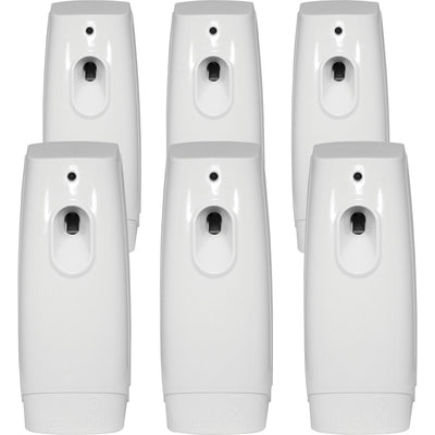 Zep TimeMist Classic Metered Aerosol Dispenser, White, 6 / Carton, TMS1047717CT