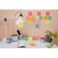 3M Post-it Super Sticky Notes - Supernova Neons Color Collection, Iris Infusion, 1 Pack, MMM6545SSMIA