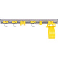 Rubbermaid Commercial Closet Organizer / Tool Holder, Gray, 4 / Carton, RCP199300CT