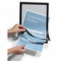 Durable Office Self-adhesive Frames, Black, 2 / Pack, DBL476801