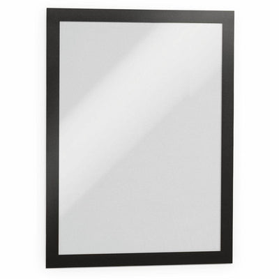 Durable Office Self-adhesive Frames, Black, 2 / Pack, DBL476801