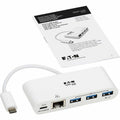 Eaton Tripp Lite series U460-003-3AG-C USB 3.1 Gen 1 USB-C Portable Hub/Adapter, White, TRPU4600033AGC