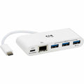 Eaton Tripp Lite series U460-003-3AG-C USB 3.1 Gen 1 USB-C Portable Hub/Adapter, White, TRPU4600033AGC