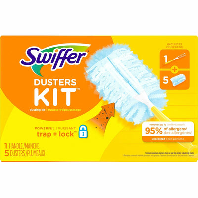 Procter & Gamble Swiffer Unscented Duster Kit, Yellow, 1 Kit, PGC11804