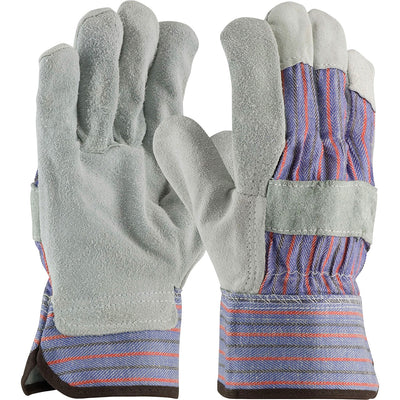 Protective PIP ProtectiveLeather Palm Work Gloves, White, 1 Pair, PID847532L