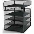 Safco Onyx Horizontal Hanging Desktop Storage, Black, SAF3240BL