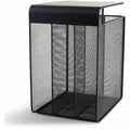 Safco Onyx Vertical Hanging Storage Organizer, Black, SAF3243BL