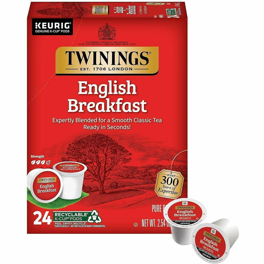 Twinings of London English Breakfast, 24 / Box, TWG08755
