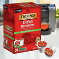 R. Twining & Twinings of London Decaf English Breakfast Black Tea K-Cup, 24 / Box, TWG08757