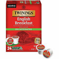 R. Twining & Twinings of London Decaf English Breakfast Black Tea K-Cup, 24 / Box, TWG08757