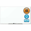ACCO Quartet InvisaMount Magnetic Glass Dry-Erase Board, QRTG5028IMW