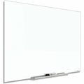 ACCO Quartet InvisaMount Magnetic Glass Dry-Erase Board, QRTG7442IMW