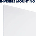 ACCO Quartet InvisaMount Magnetic Glass Dry-Erase Board, QRTG8548IMW