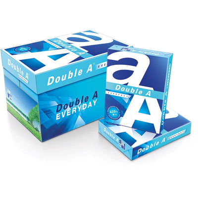 Double A Public A Everyday Multipurpose Paper - White, 8 1/2" x 11", 10 / Carton, DAA851120