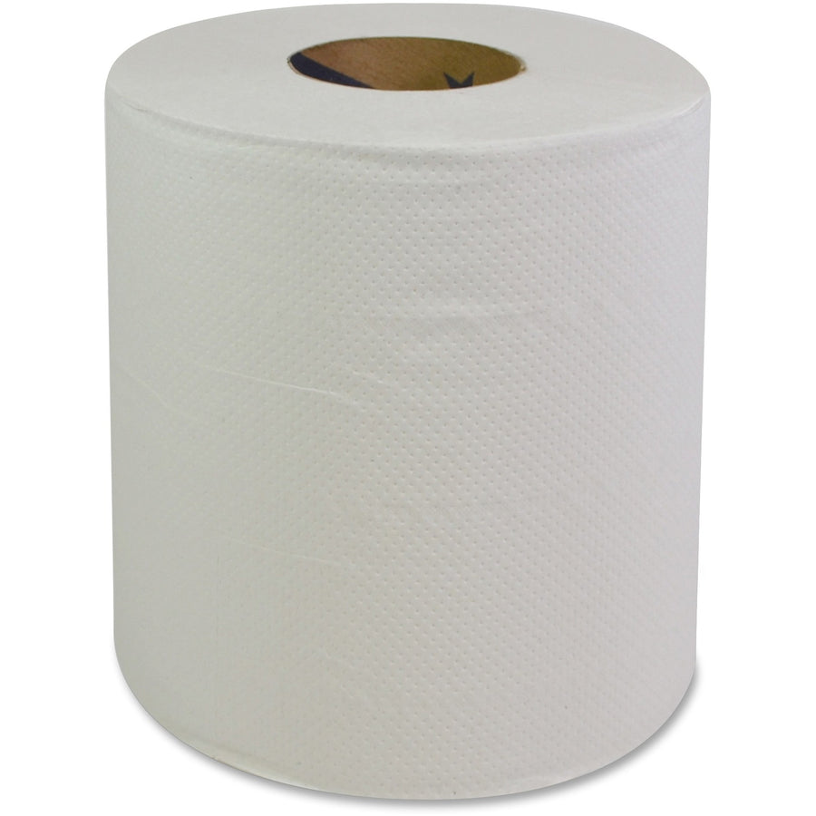 GCN Center Pull Dispenser Paper Towels, White, 2 45/64", Hygienic, 6 / Carton, GNR87000